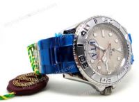 Rolex Yacht Master Stainless Steel granite face mens watch